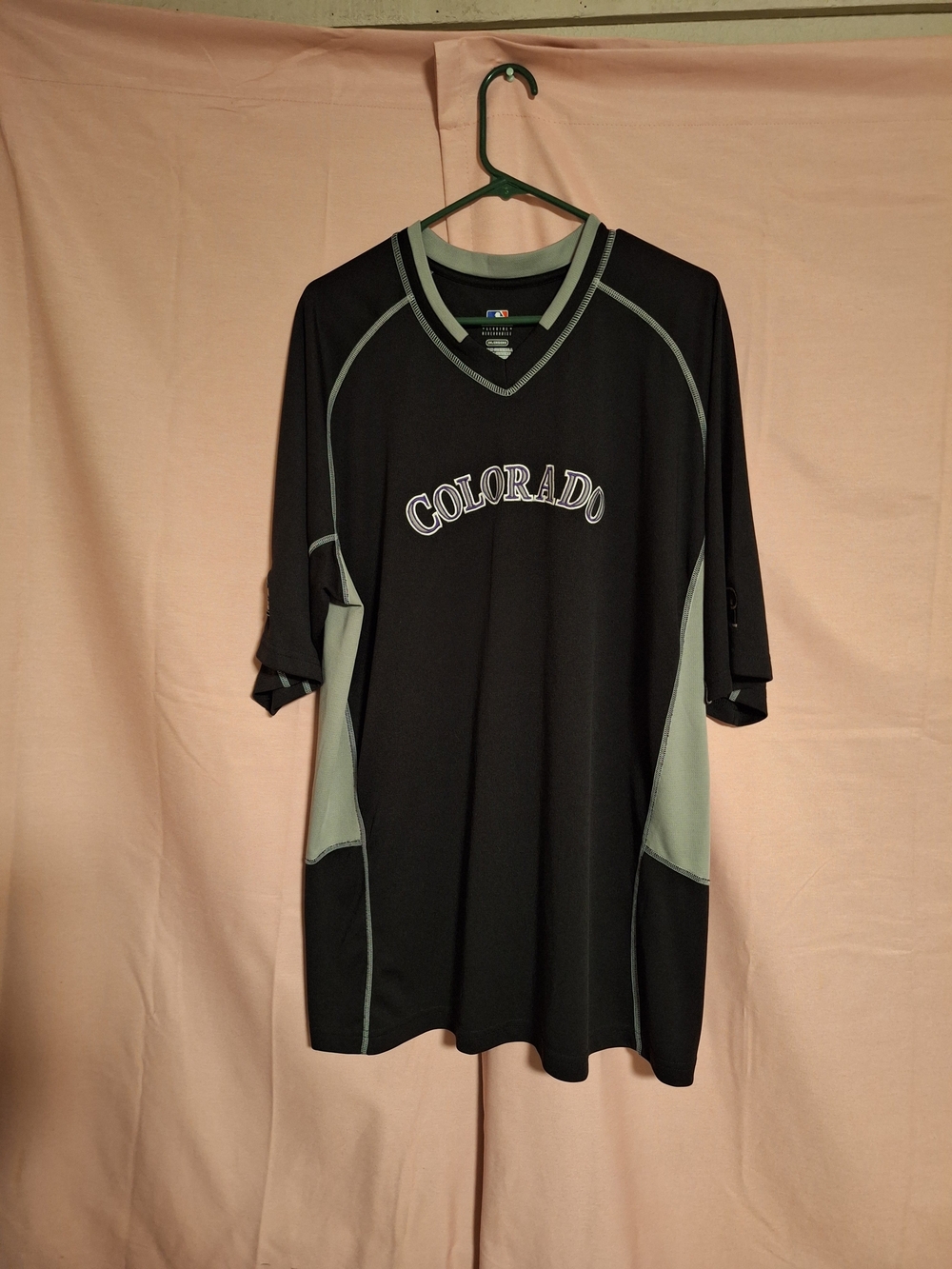 Majestic Colorado Rockies MLB Batting Practice Jersey Black & Gray